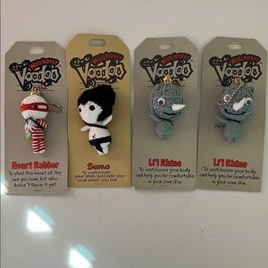 Keychain Set - Heart Robber, Sumo, Lil' Rhino